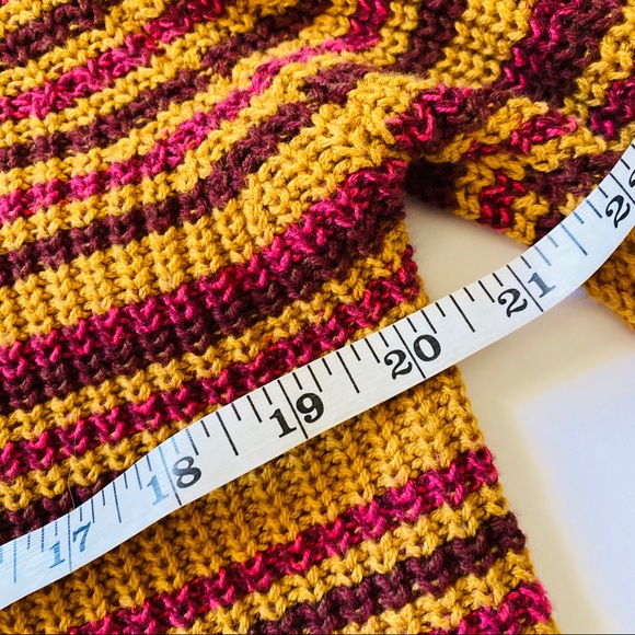 UrbanOutfitters Orange/pink stripe Knit sweater - Picture 3 of 8